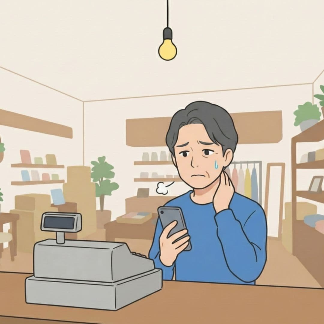 店を出た後、お客様が忙しさからクチコミ投稿を忘れてしまう様子