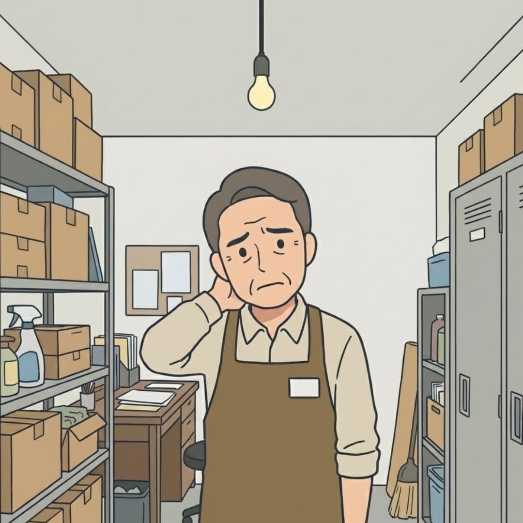 スタッフがお客様にクチコミ投稿をお願いするのをためらっている様子